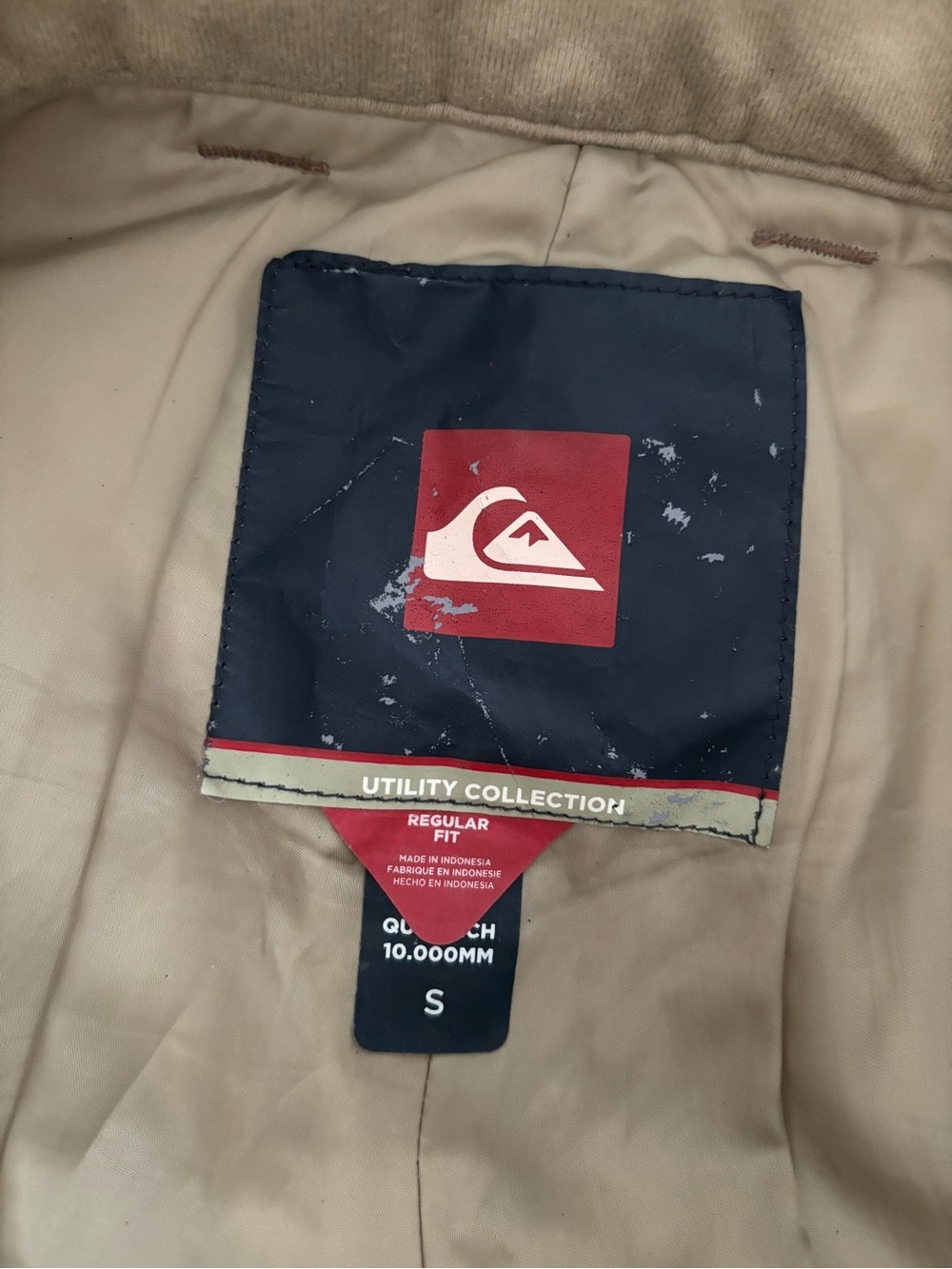 Quiksilver Utility Snow Pants Unisex Brown Ski Snowboard Men Small Winter Hiking - Picture 8 of 12